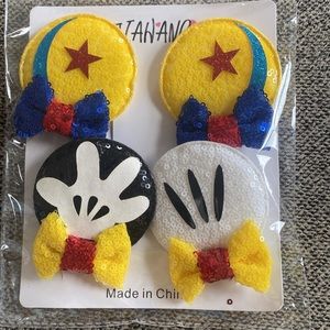 Clip in mouse ears NWT 2 sets